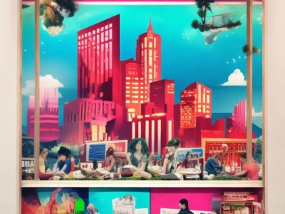 创意宣传画——让图文广告公司形象更上一层楼